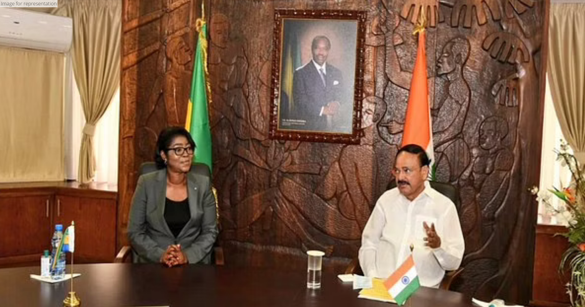 Vice President Naidu holds delegation-level talk with Gabon PM in Libreville